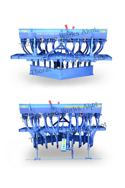 11 Tyne Seed Cum Fertilizer Drill Double Gear Model