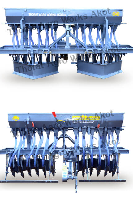 12 Tyne Seed Cum Fertilizer Drill Gear Vayasar With Double Sari Model