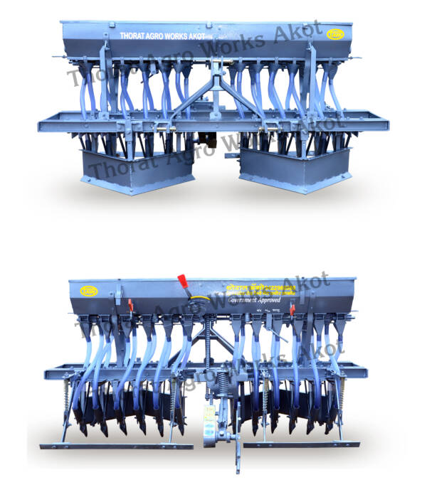 12 Tyne Seed Cum Fertilizer Drill Gear Vayasar With Double Sari Model